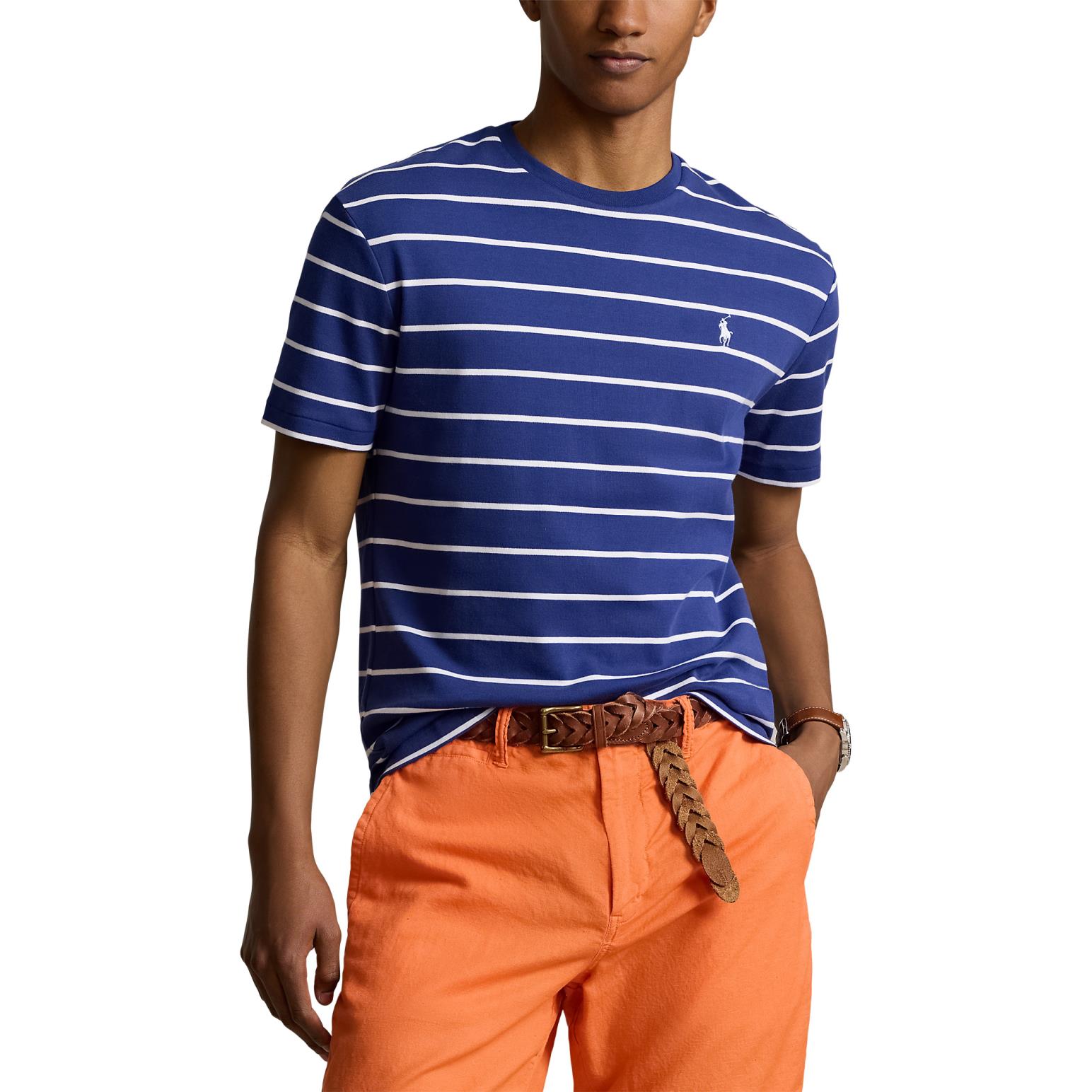 Polo Ralph Lauren Classic Fit Striped Soft Cotton T-Shirt